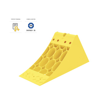 Lokhen Klin żółty pod koło duży E36 z metalem 123mm