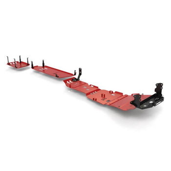 Zestaw 5w1 , pakiet OFFROAD Ssang Yong Ssangyong Musso 2021- czerwony z płytą pod wyciągarkę elektryczną