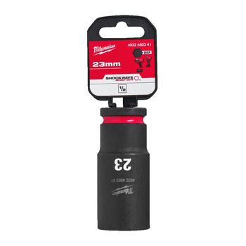 Milwaukee Nasadka udarowa HEX 1/2" długa 23mm SHOCKWAVE™ IMPACT DUTY