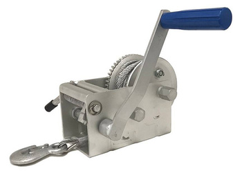 Husar Winch WZMOCNIONA wyciągarka ręczna korbowa Lina BST RS 3300lbs Wciągarka