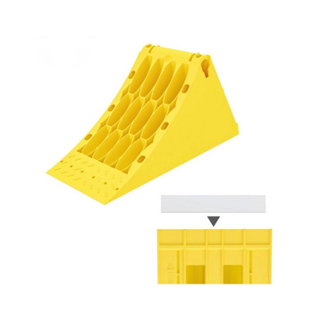 Lokhen Klin żółty pod koło duży G46 z metalem 160mm