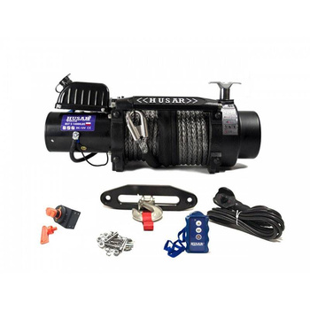 WYCIĄGARKA ELEKTRYCZNA HUSAR WINCH 14000 LBS 24V LINA SYNTETYCZNA