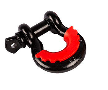 X-BULL CZARNA SZEKLA OMEGA 4,75T 3/4 Z OSŁONĄ GUMOWĄ ATEST CE WWL