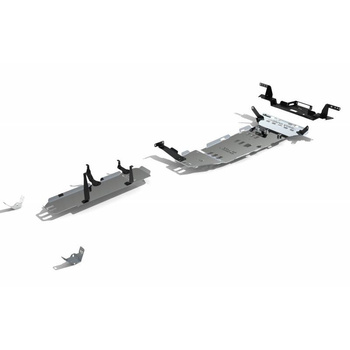 Zestaw osłon i płyty wyciagarki Pakiet OFFROAD Dodge RAM 1500 2019- z aktywnym spoilerem aluminiowy