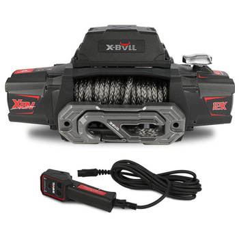 WYCIĄGARKA ELEKTRYCZNA X-BULL WINCH TOUGH HRW12000TT 12V LINA SYNTETYCZNA
