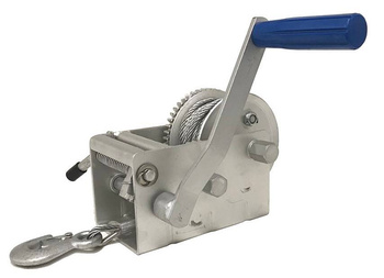 Husar Winch WZMOCNIONA wyciągarka ręczna korbowa Lina BST RS 4500lbs Wciągarka