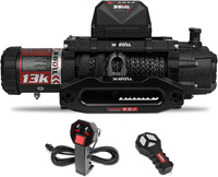 WYCIĄGARKA SAMOCHODOWA ELEKTRYCZNA 6TON 12V X-BULL WINCH 13000 LBS GAMMA LINA SYNTETYCZNA OFF-ROAD 4X4