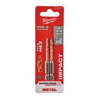 Milwaukee wiertło do metalu SWave HSS-G Tin RED HEX 3.5mm -2szt.