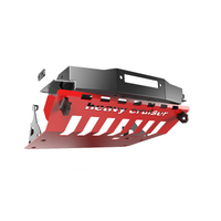 Jeep Commander XK XH 2005-2011 3.0 crd diesel osłona czołowa z płytą montażową wyciągarki czerwona